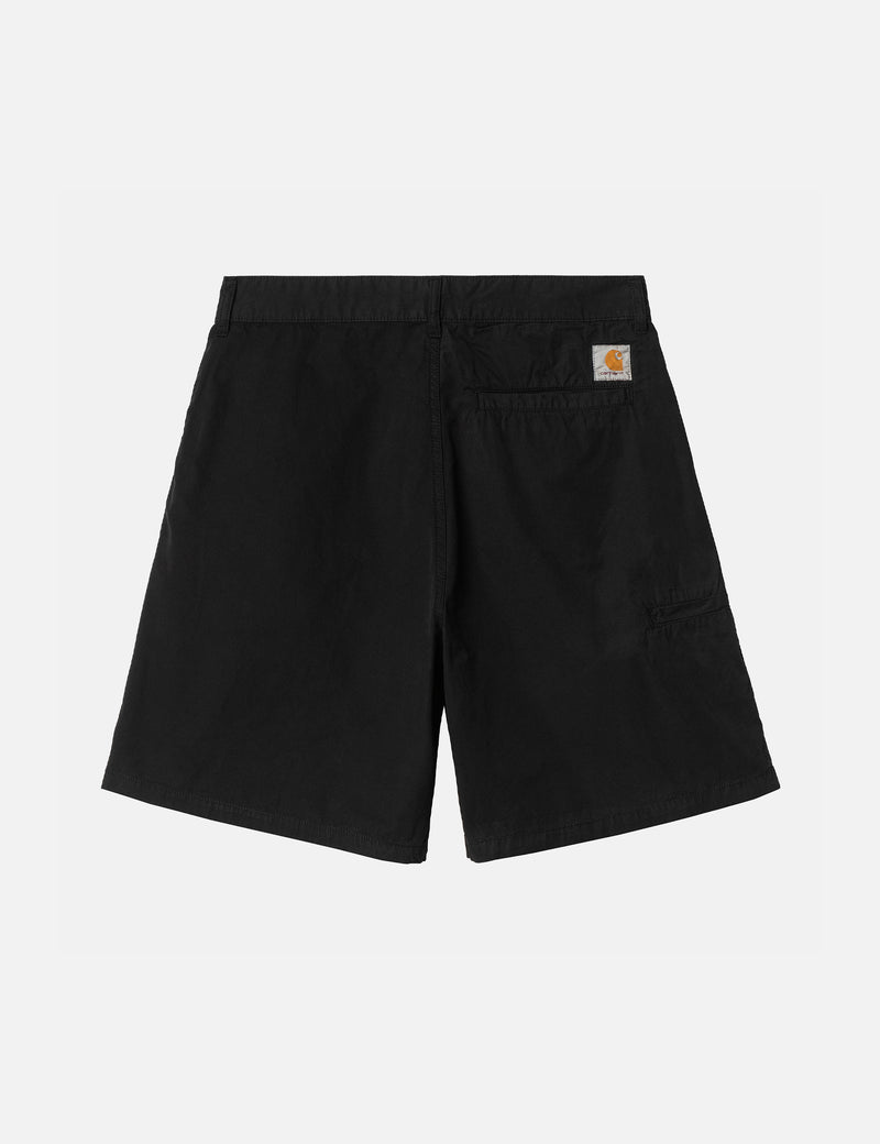 Carhartt-WIP Colston Shorts (Loose) - Black Stone Washed