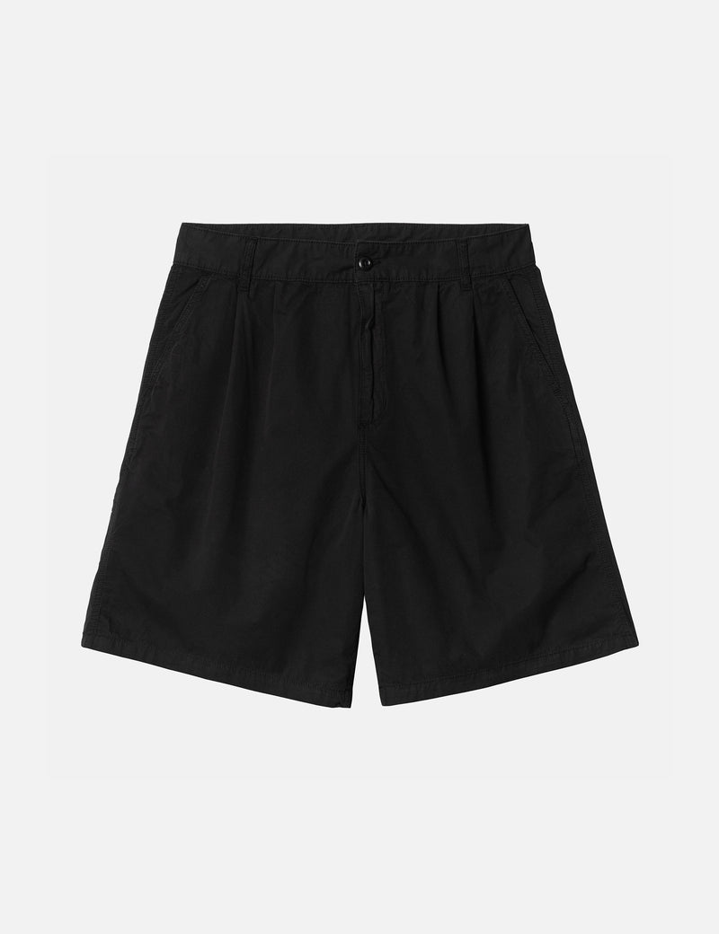Carhartt-WIP Colston Shorts (Loose) - Black Stone Washed