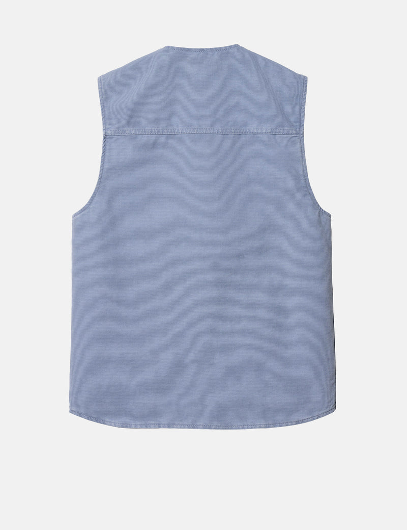 Carhartt-WIP Arbor Vest - Bay Blue Aged Canvas