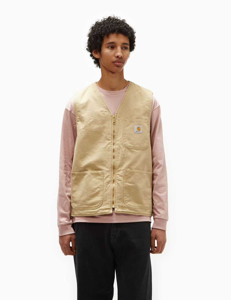 Carhartt-WIP Arbor Vest - Bourbon Brown Aged Canvas | Urban