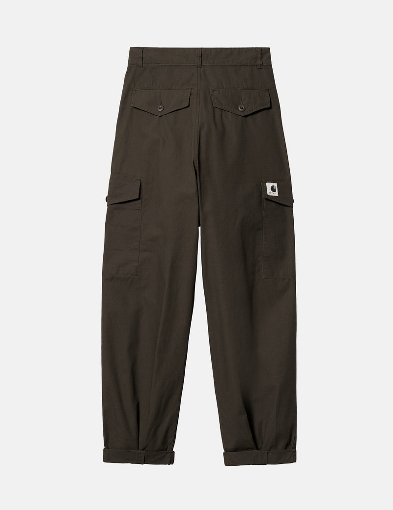 Carhartt-WIP Womens Collins Pant - Cypress Green Rinsed