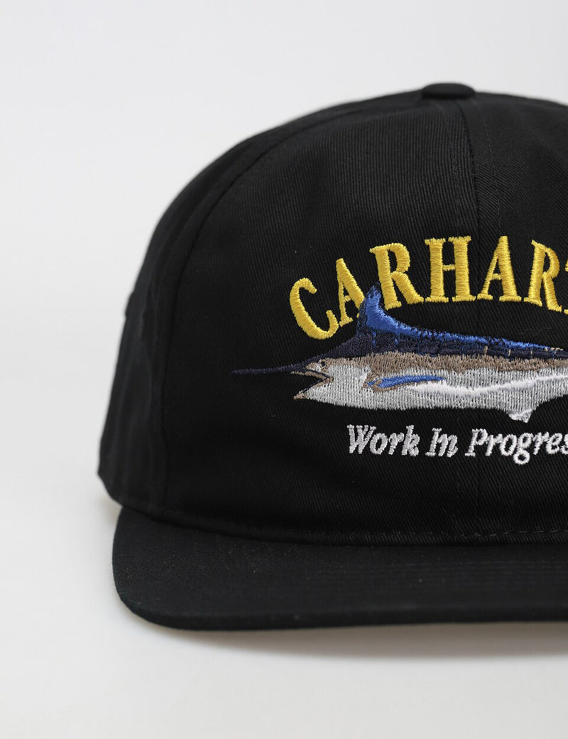 Carhartt-WIP Marlin 6-Panel Cap - Black