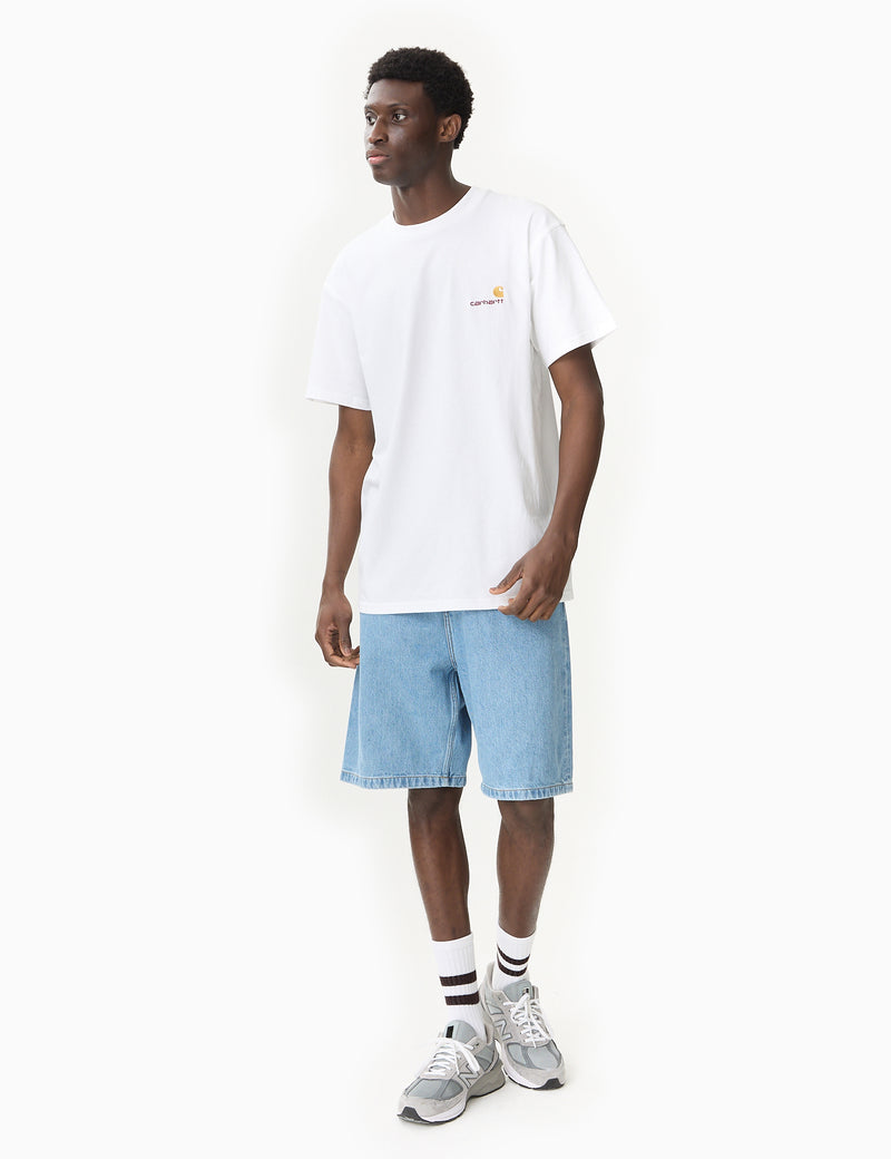 Carhartt-WIP Brandon Short - Blue Stone Bleach