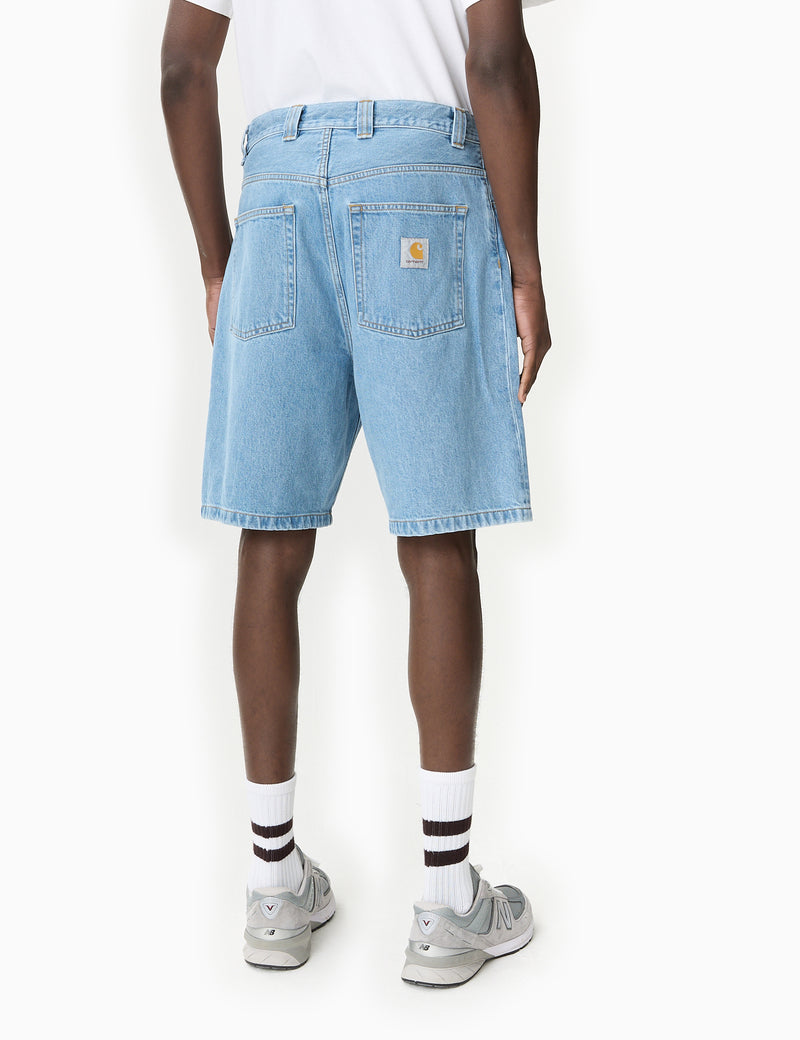 Carhartt-WIP Brandon Short - Blue Stone Bleach