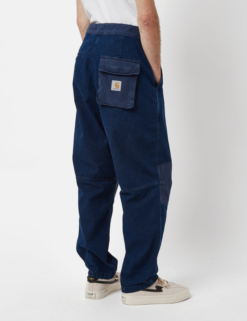Carhartt-WIP Alma Pant (Relaxed) - Blue Stone Washed
