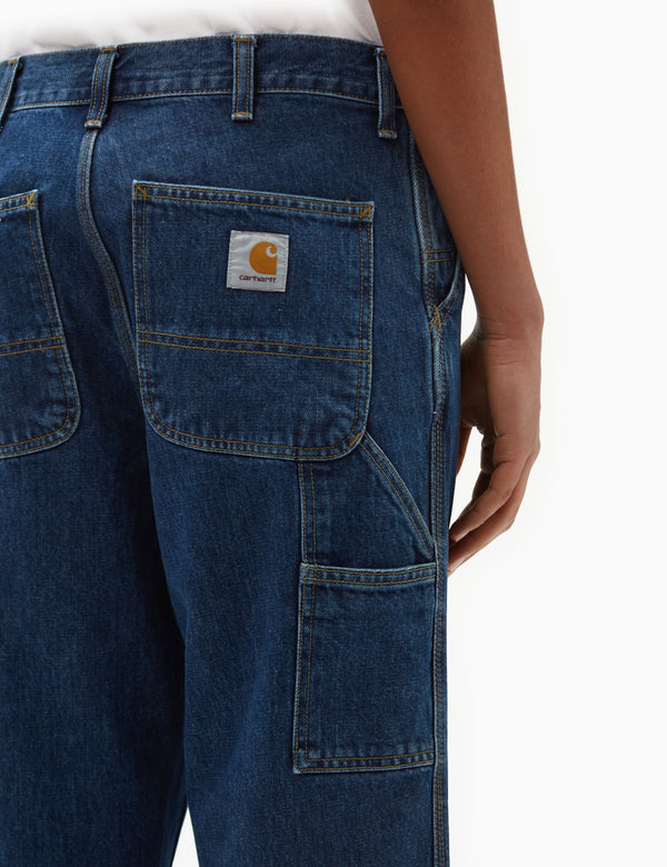 Carhartt-WIP Single Knee Pant (Smith Denim) - Blue Stone Washed