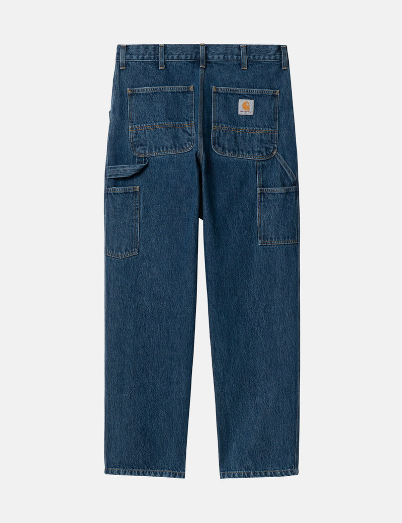 Carhartt-WIP Single Knee Pant (Smith Denim) - Blue Stone Washed