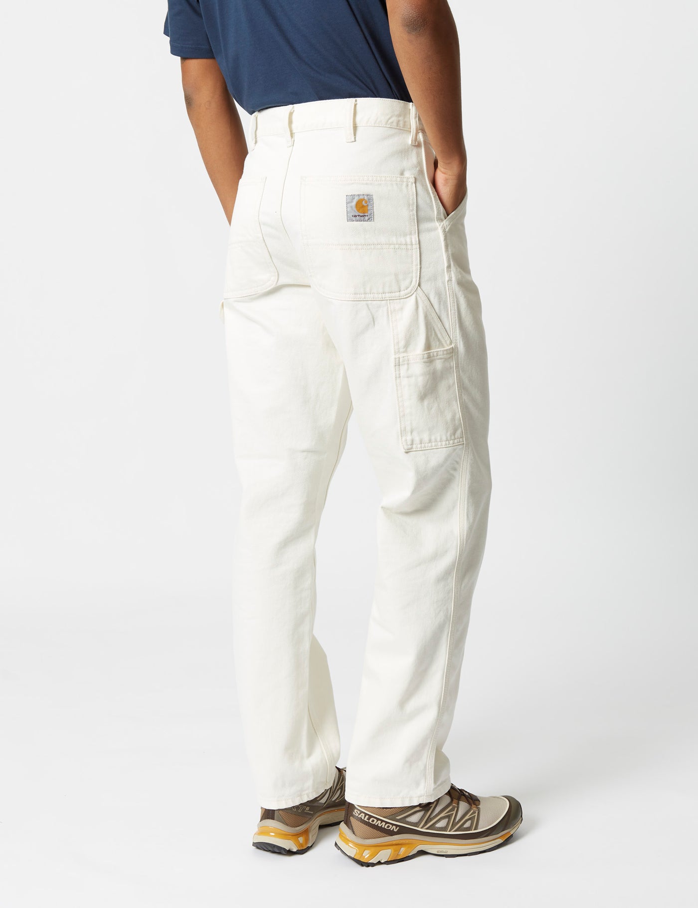 Carhartt single knee pant white deals