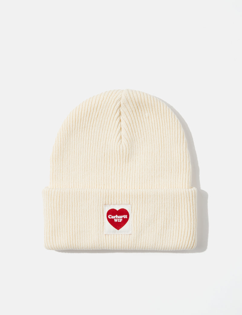 Carhartt-WIP Heart Beanie Hat - Natural