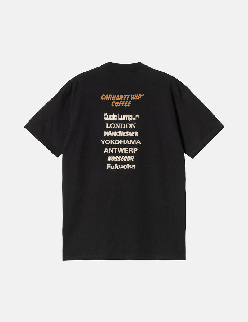 Carhartt-WIP Coffee T-Shirt (Organic) - Black