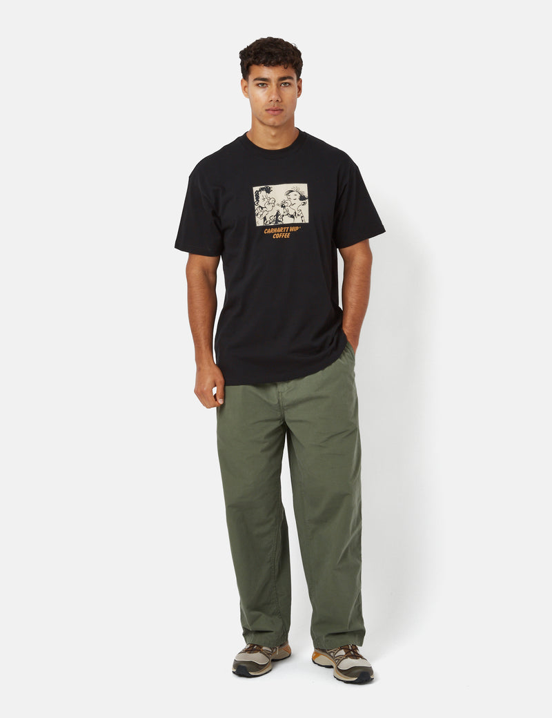 Carhartt-WIP Coffee T-Shirt (Organic) - Black