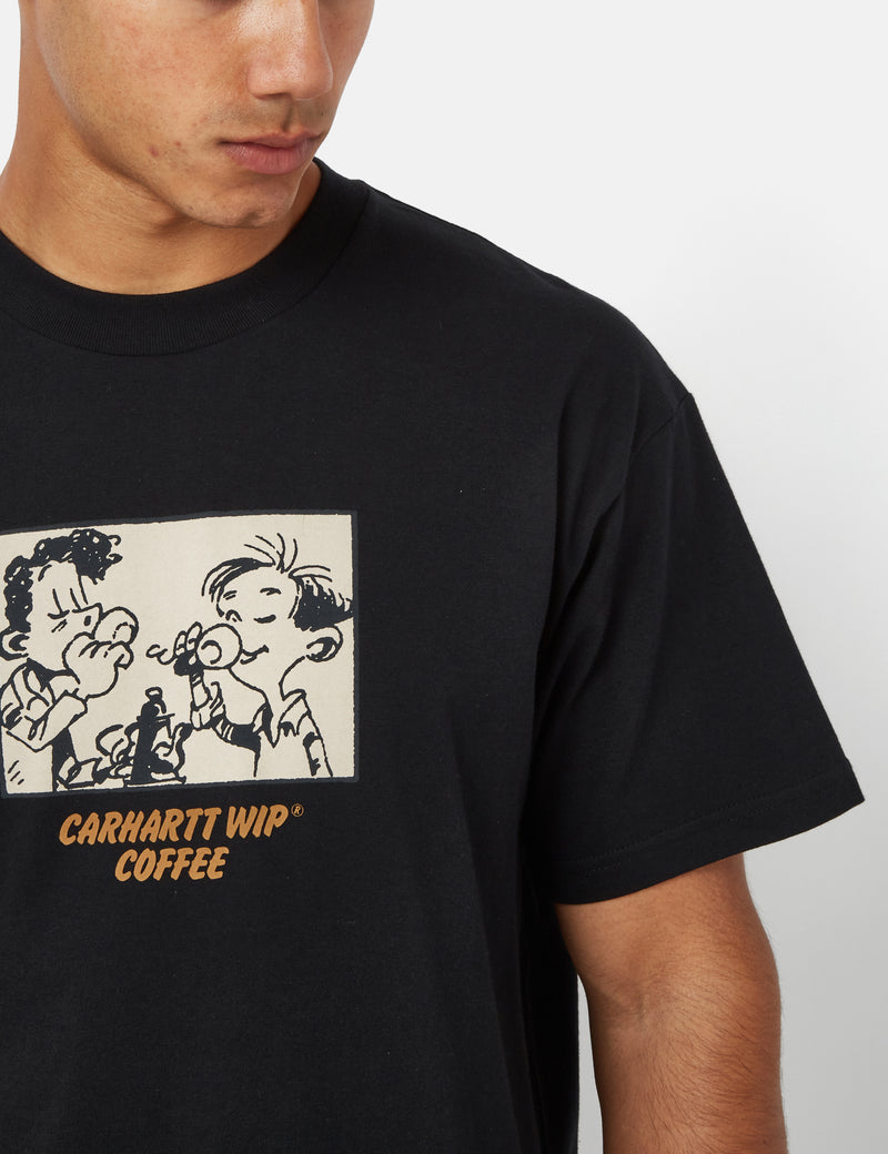Carhartt-WIP Coffee T-Shirt (Organic) - Black