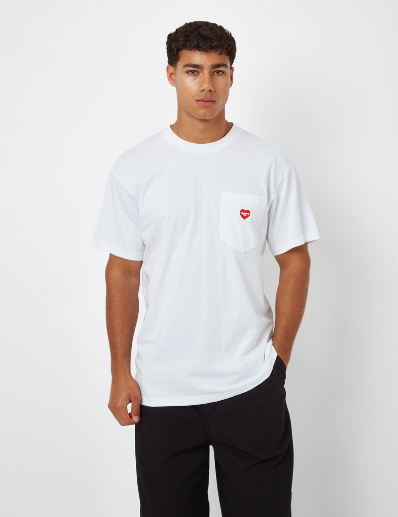 Carhartt-WIP Pocket Heart T-Shirt (Loose) - White