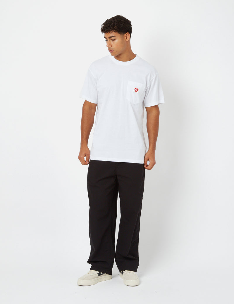 Carhartt-WIP Pocket Heart T-Shirt (Loose) - White