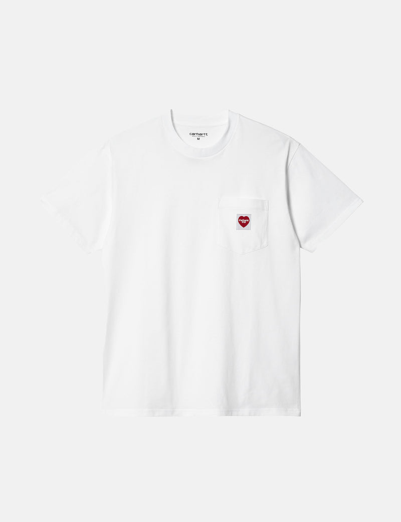 Carhartt-WIP Pocket Heart T-Shirt (Loose) - White