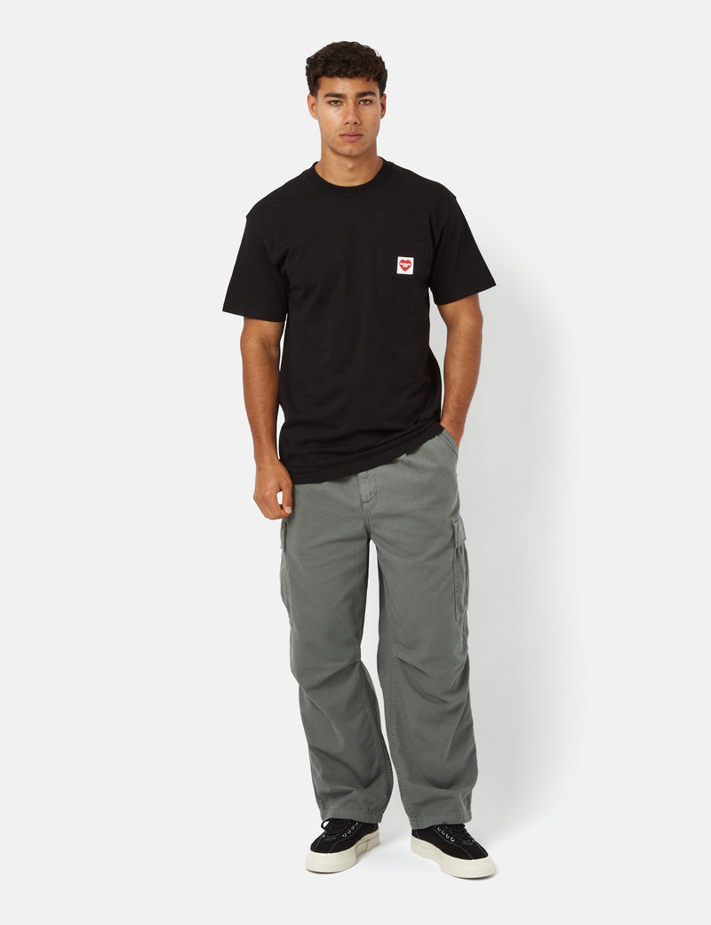 Carhartt-WIP Pocket Heart T-Shirt (Loose) - Black