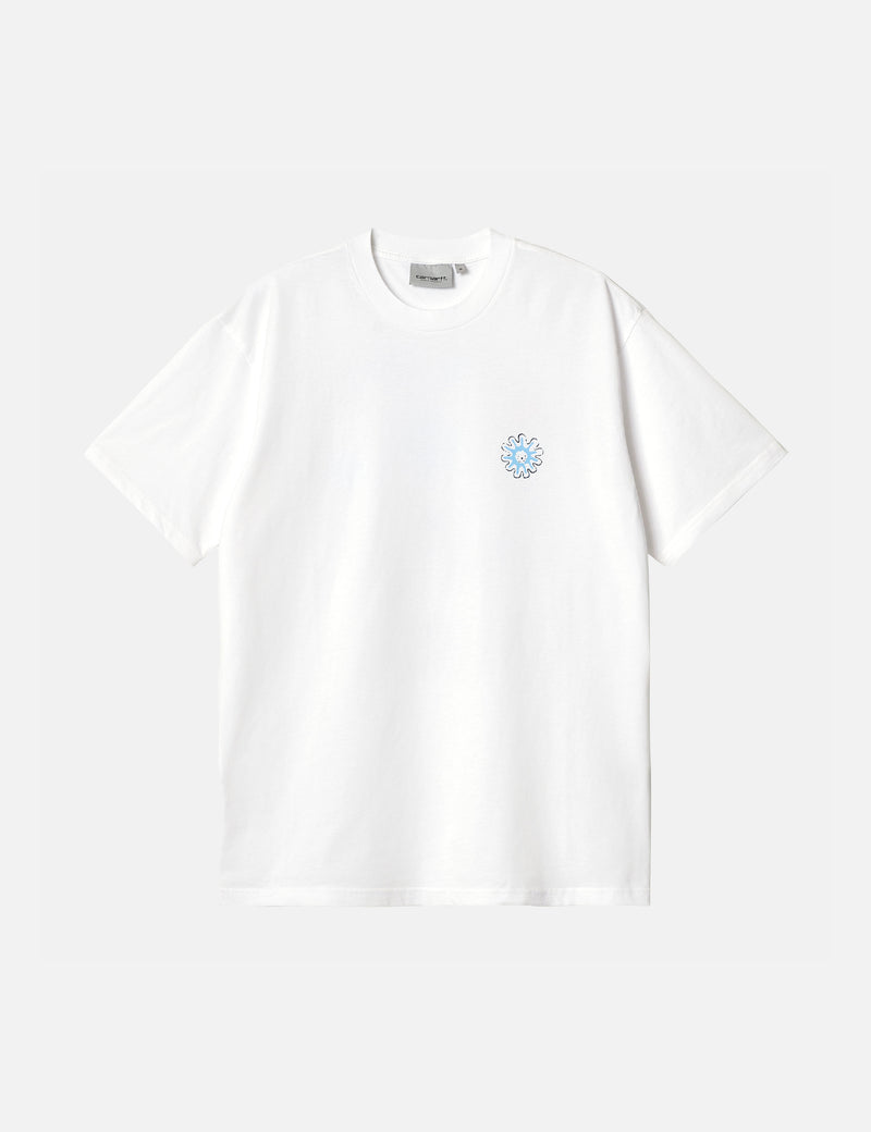 Carhartt-WIP Splash T-Shirt (Loose) - Heavy Stone Wash White