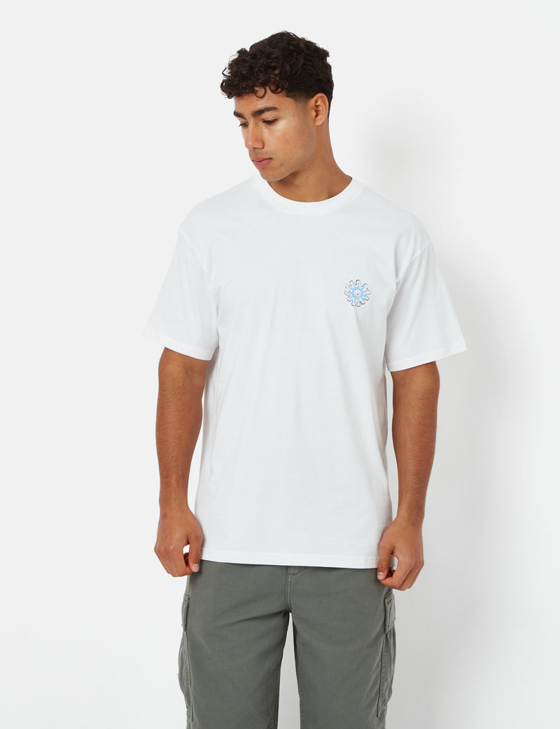 Carhartt-WIP Splash T-Shirt (Loose) - Heavy Stone Wash White