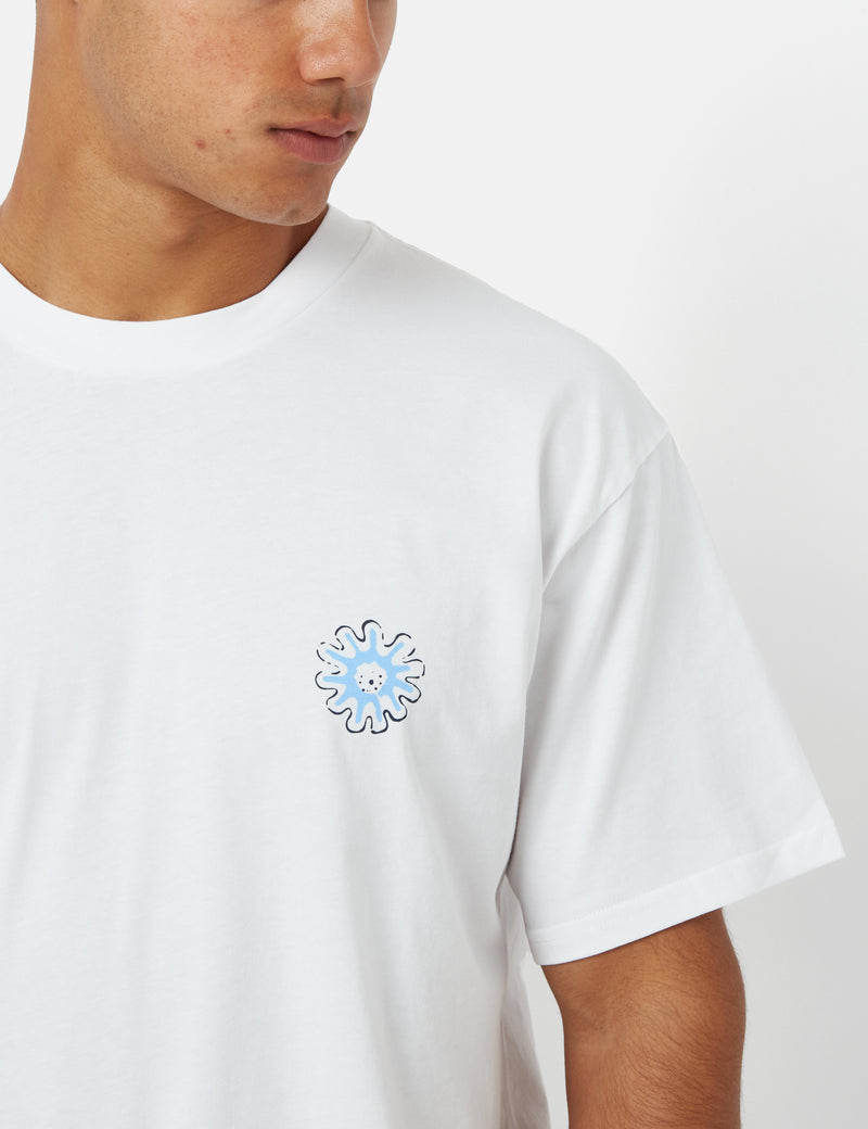 Carhartt-WIP Splash T-Shirt (Loose) - Heavy Stone Wash White