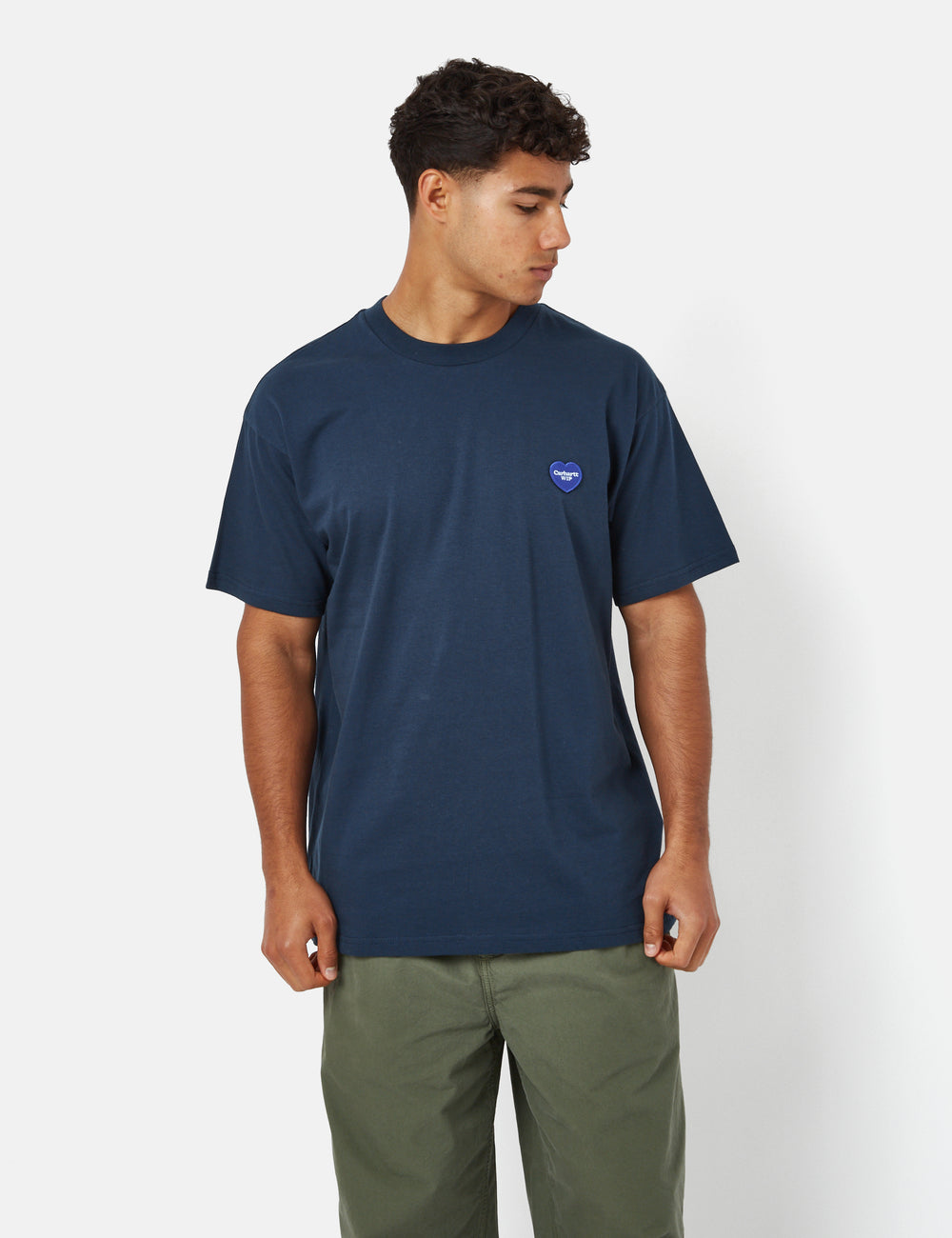 Carhartt-WIP Double Heart T-Shirt (Organic) - Blue I Urban Excess. – URBAN  EXCESS | T-Shirts