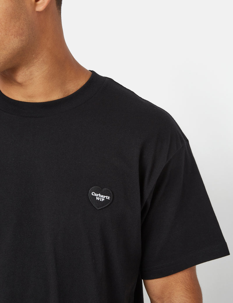 Double - Urban URBAN EXCESS Excess. Black – Heart T-Shirt I (Organic) Carhartt-WIP