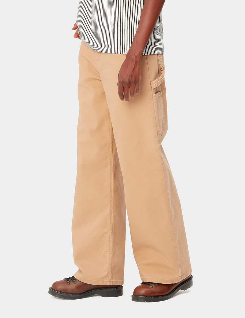 Carhartt-WIP Womens Jens Pant - Dusty H Brown Stone Washed