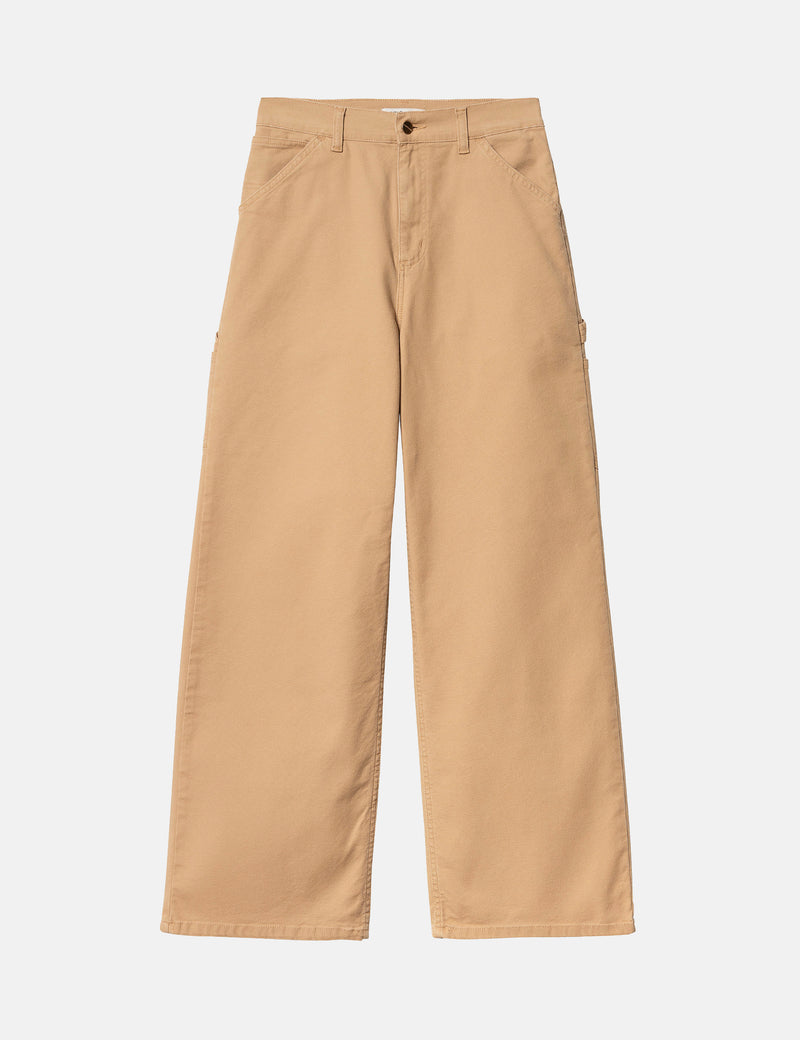 Carhartt-WIP Womens Jens Pant - Dusty H Brown Stone Washed