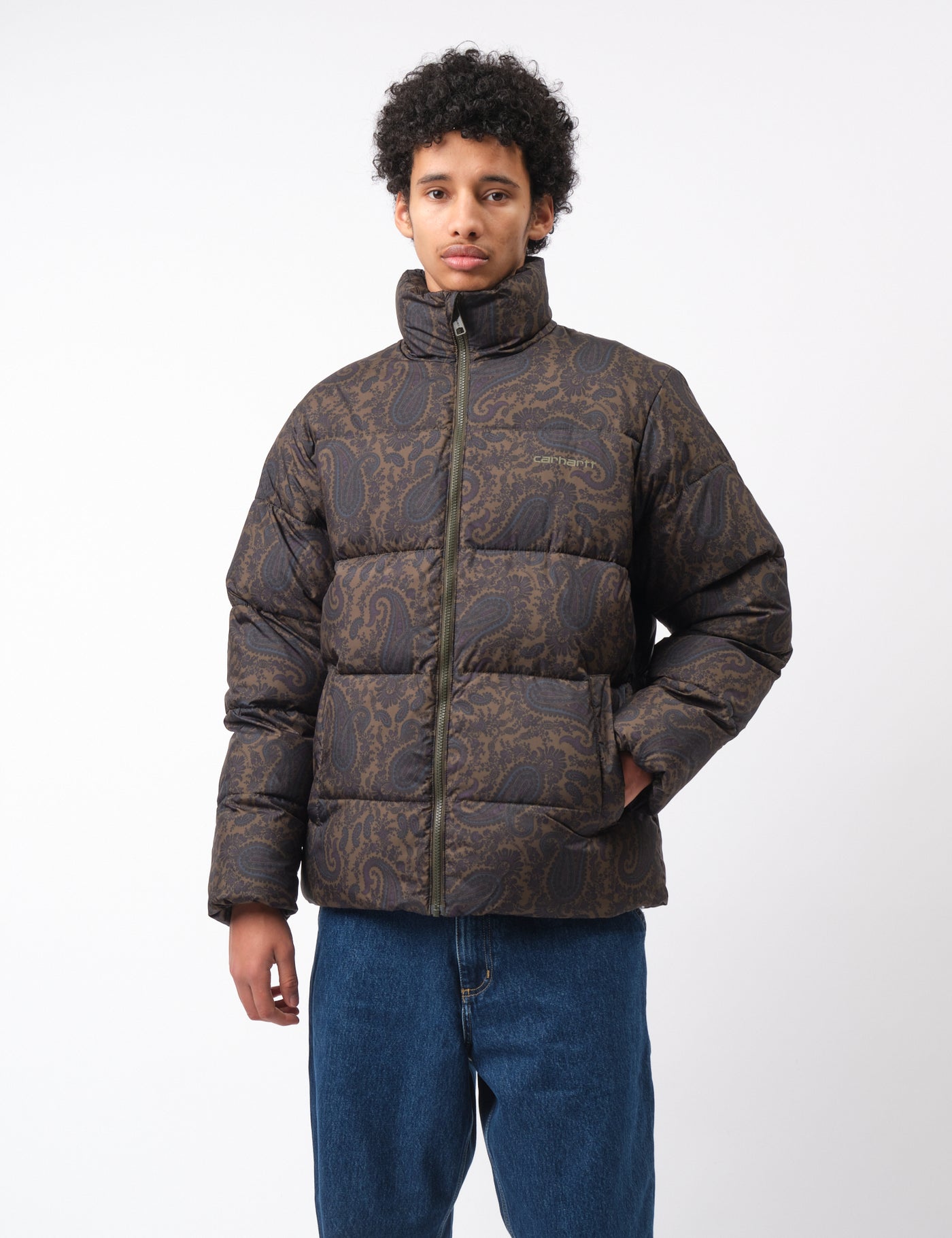 cartaジャケット Carhartt-WIP Springfield Jacket (Paisley Print) - Plant | URBAN EXCESS