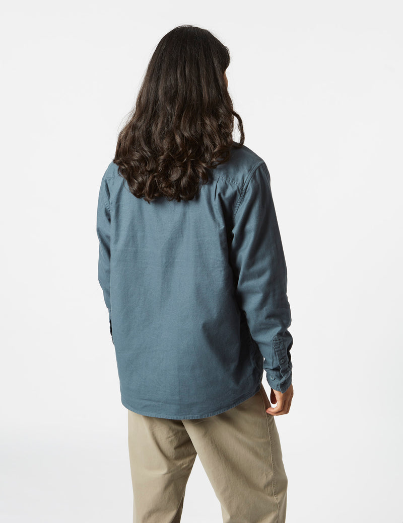 Carhartt-WIP Milford Zip Shirt Jacket (Loose) - Ore Blue