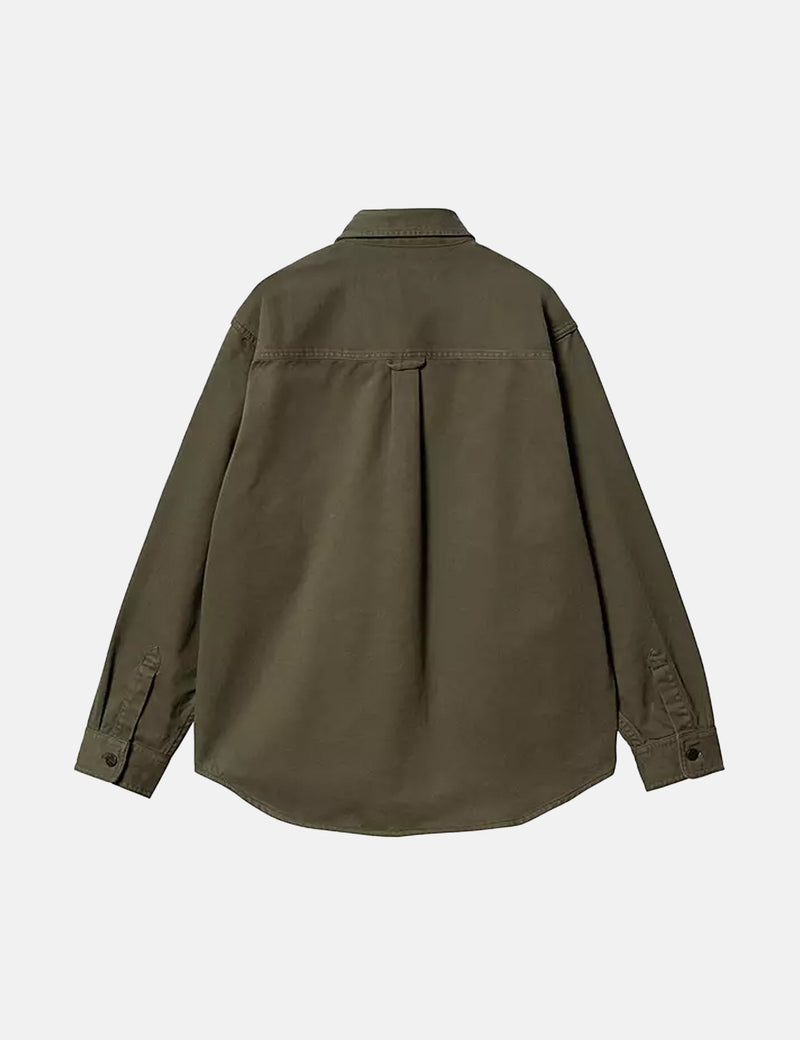 Carhartt-WIP Derby Shirt Jacket (Rinsed) - Plant Green