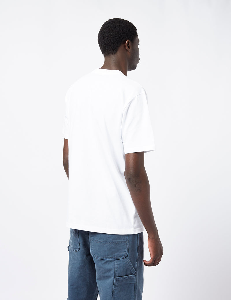 Carhartt-WIP Dandelion Script T-Shirt (Regular) - White