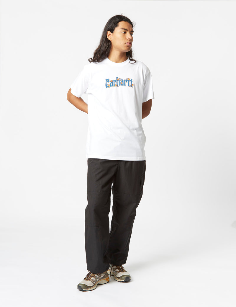 Carhartt-WIP Spin Script T-Shirt (Loose) - White