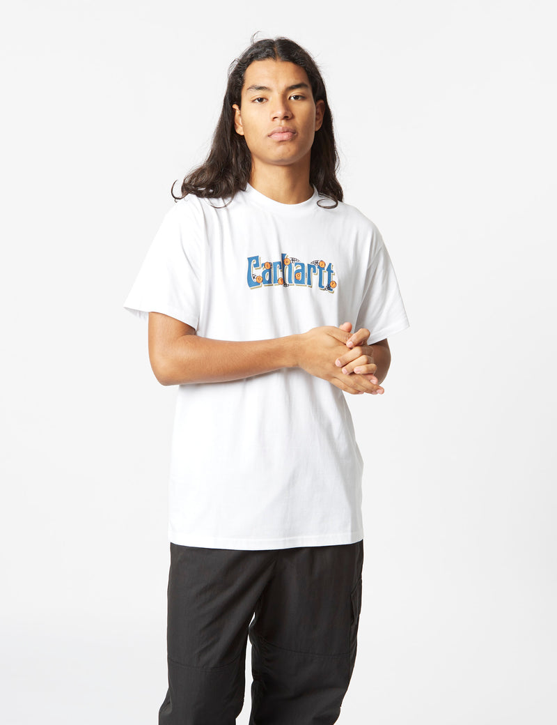 Carhartt-WIP Spin Script T-Shirt (Loose) - White