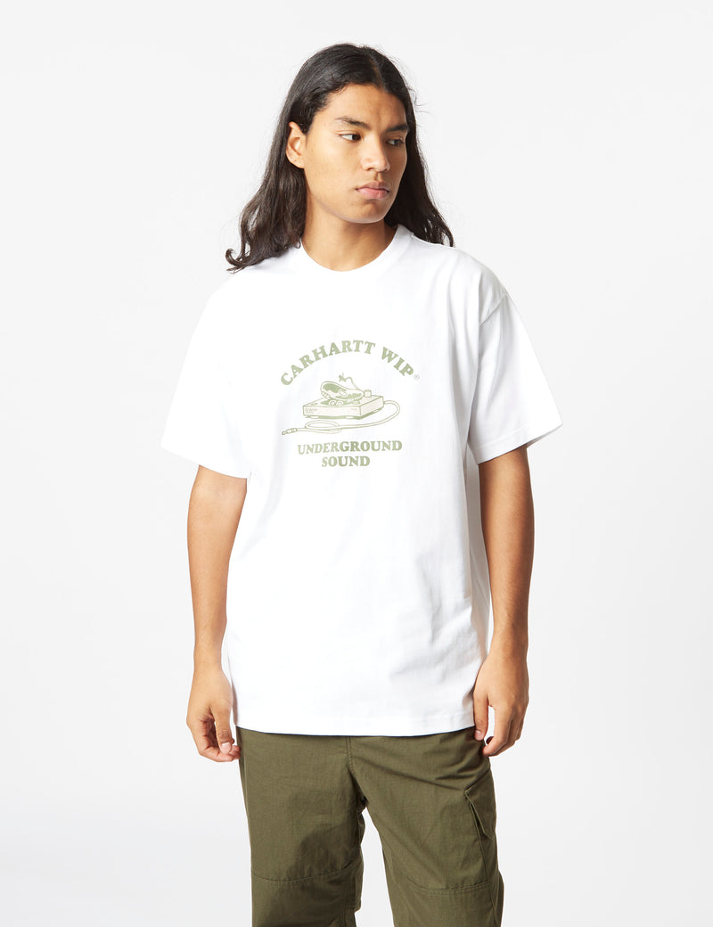 Carhartt-WIP Underground Sound T-Shirt (Organic) - White