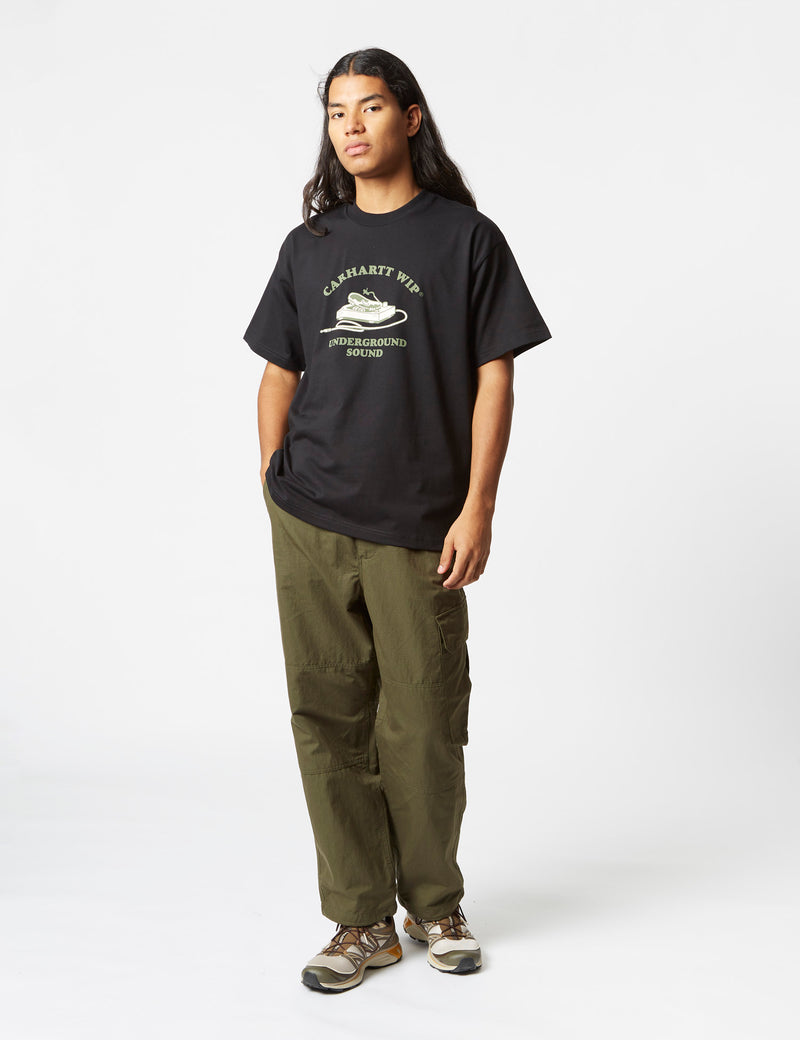 Carhartt-WIP Underground Sound T-Shirt (Organic) - Black