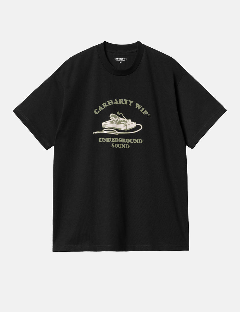 Carhartt-WIP Underground Sound T-Shirt (Organic) - Black