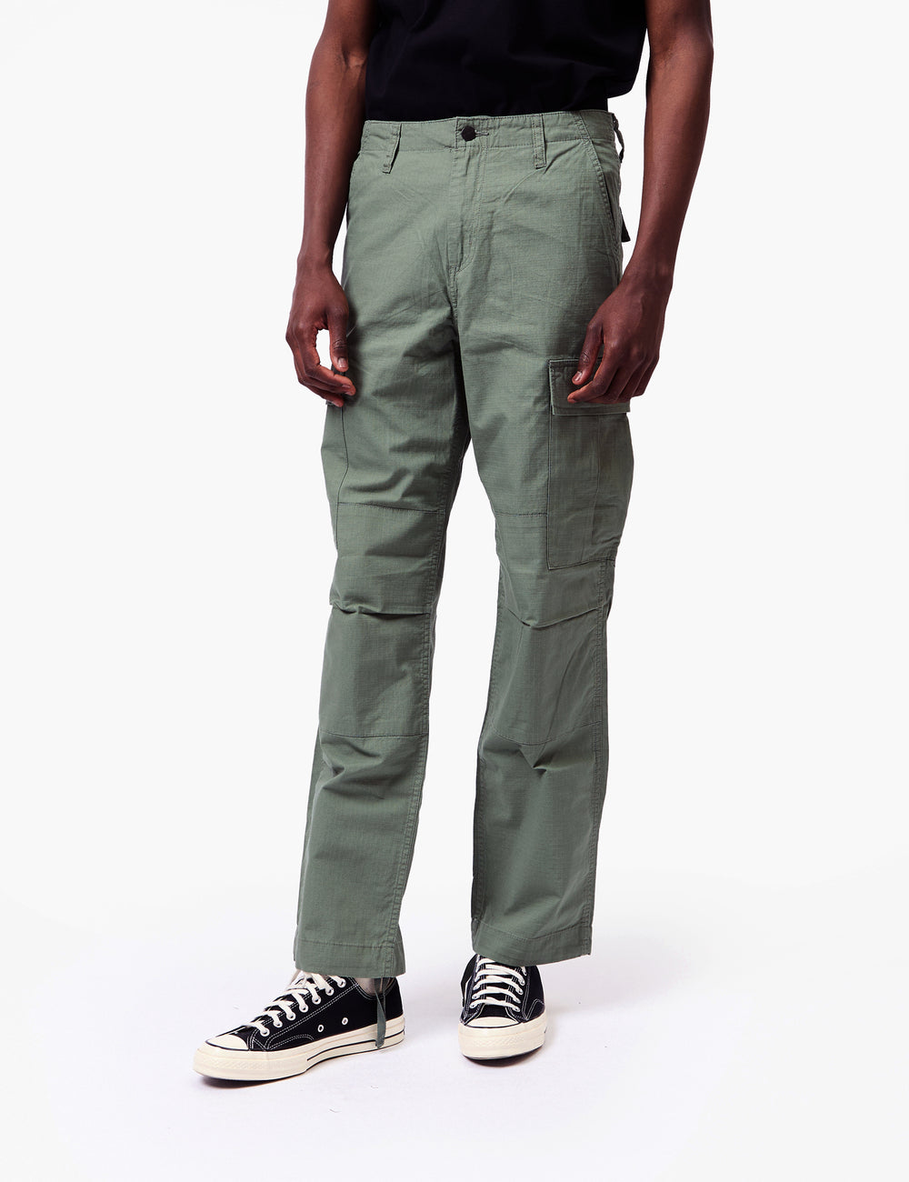 Carhartt-WIP Regular Cargo Pant Park Green Rinsed Urban Excess