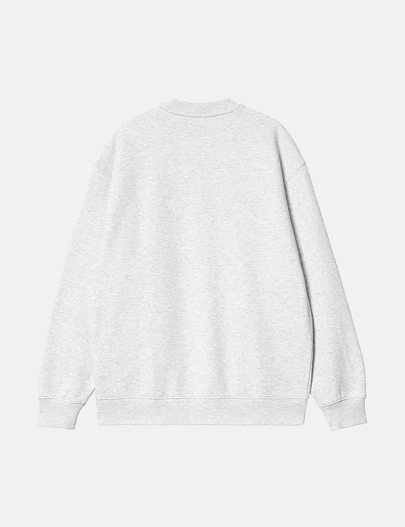 Carhartt-WIP Womens Carhartt Sweatshirt - Ash Heather/Cassis