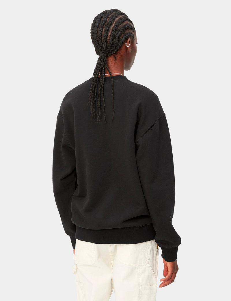 Carhartt-WIP Womens Carhartt Sweatshirt - Black/White