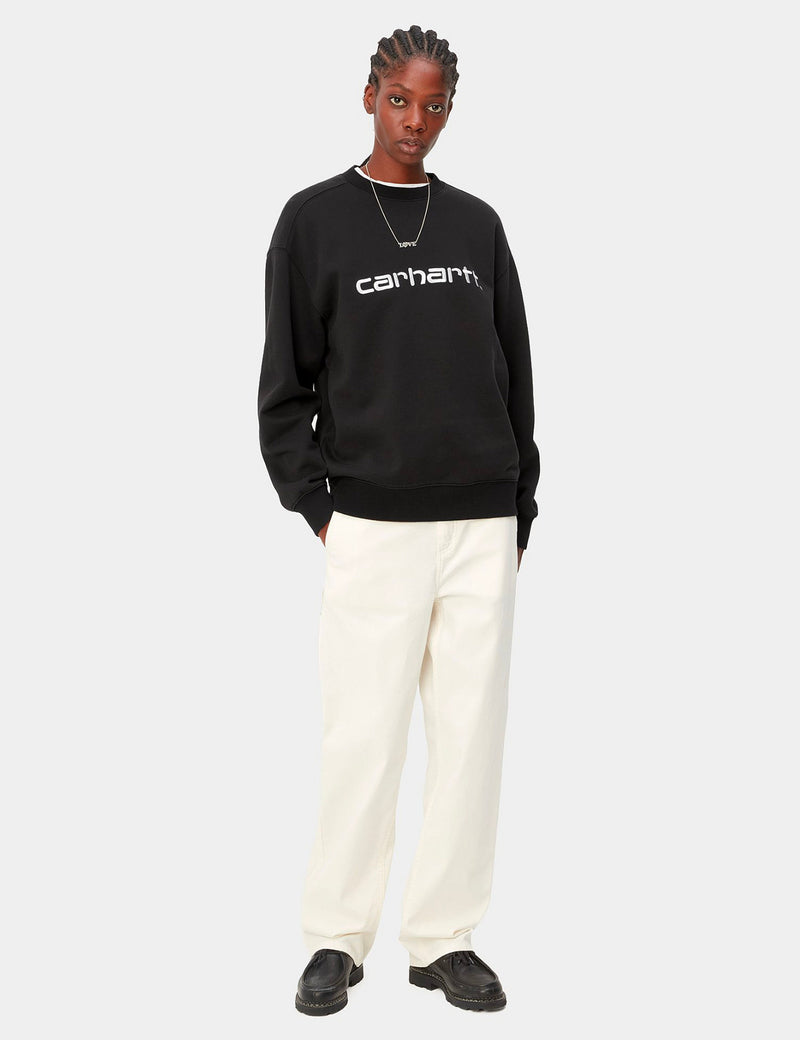 Carhartt-WIP Womens Carhartt Sweatshirt - Black/White