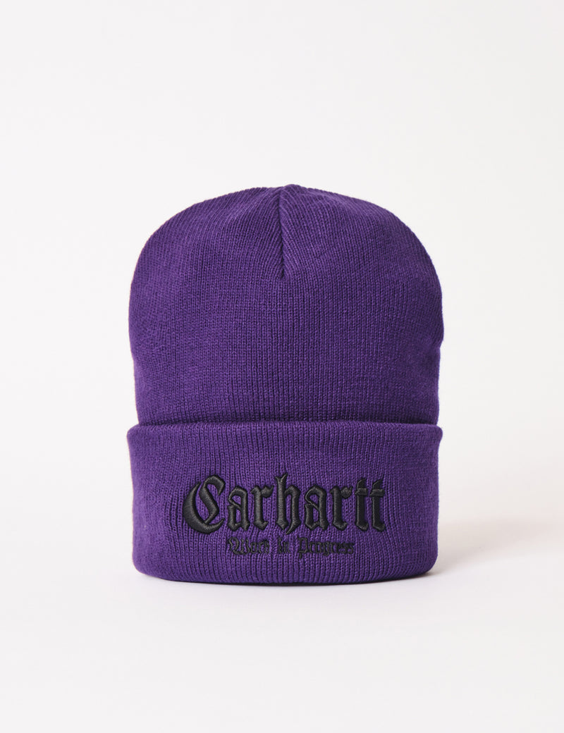 Carhartt-WIP Onyx Beanie Hat - Tyrian Blue