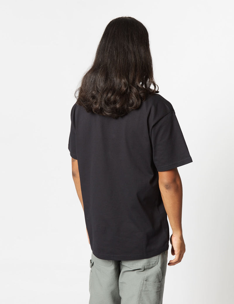 New Vintage washed cotton-jersey T-shirt - Onyx