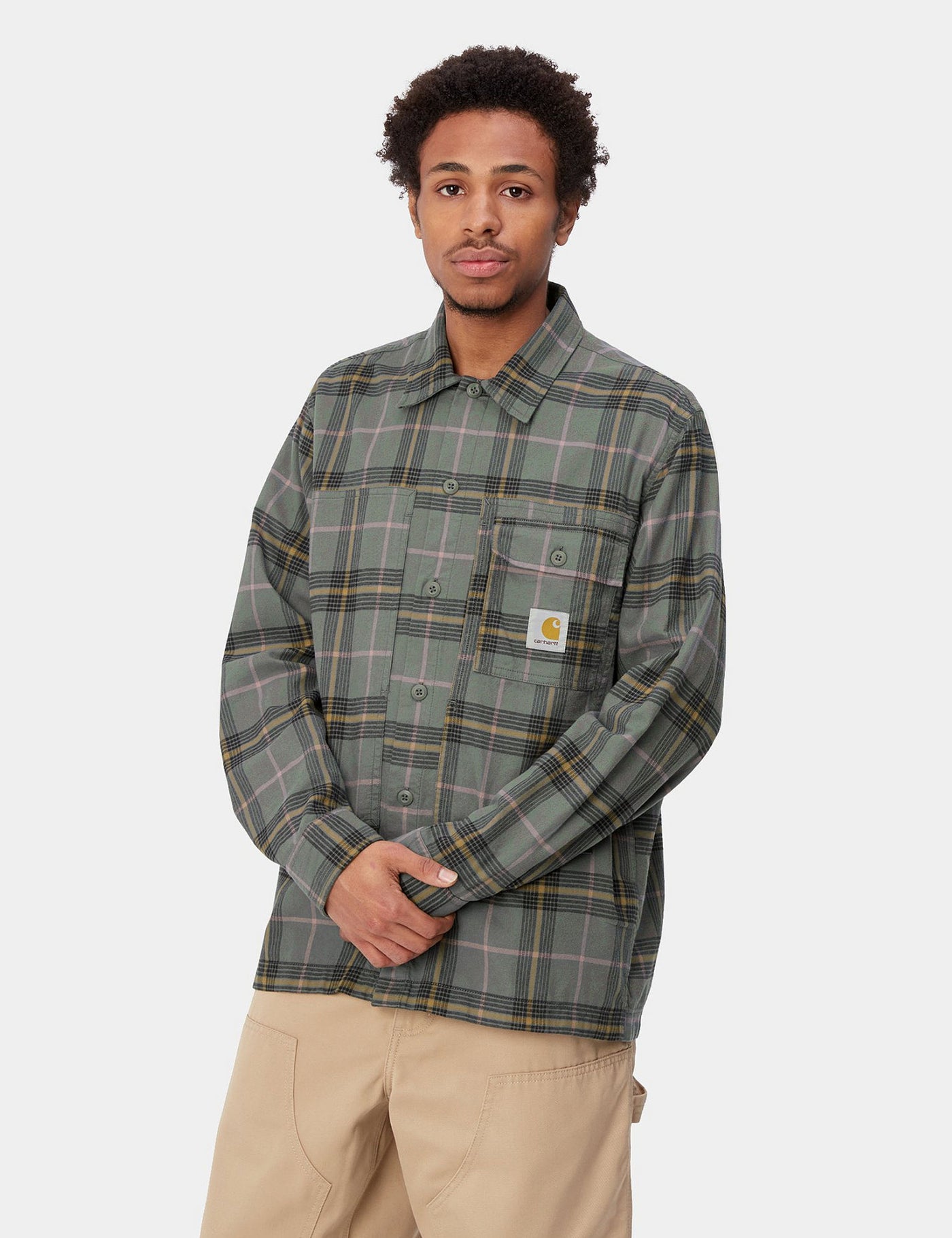 Carhartt柄シャツ Carhartt（カーハート） メンズ ワークシャツ 正規品 CARHARTT WORK IN