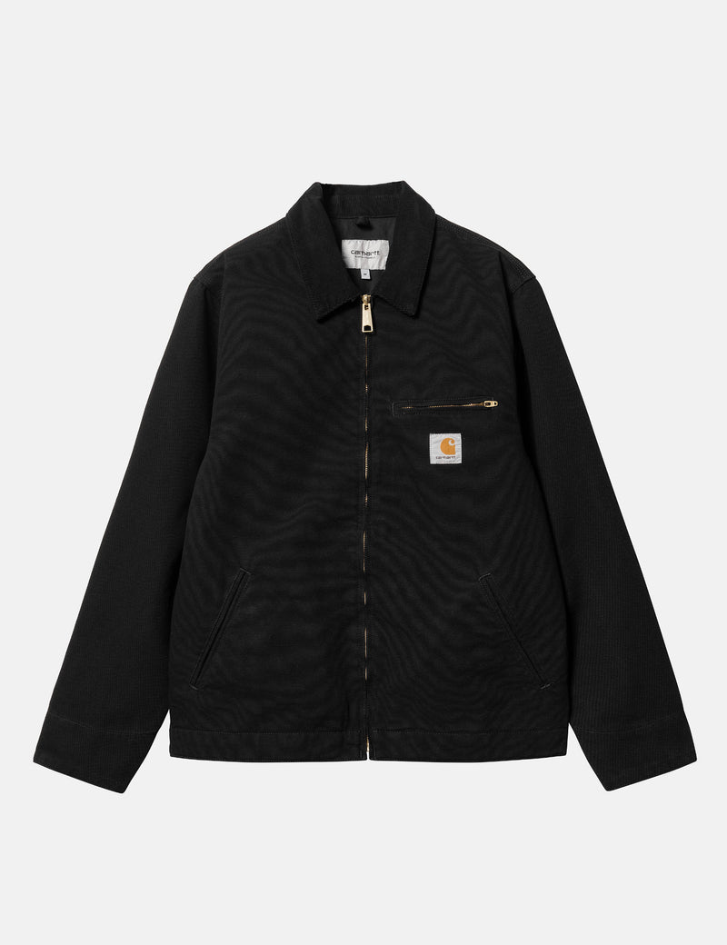 Carhartt-WIP Detroit Jacket - Black/Black Rinsed