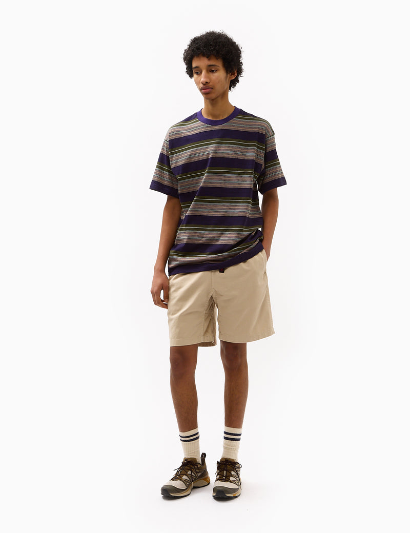 Carhartt-WIP Coby Stripe T-Shirt (Loose) - Tyrian Purple