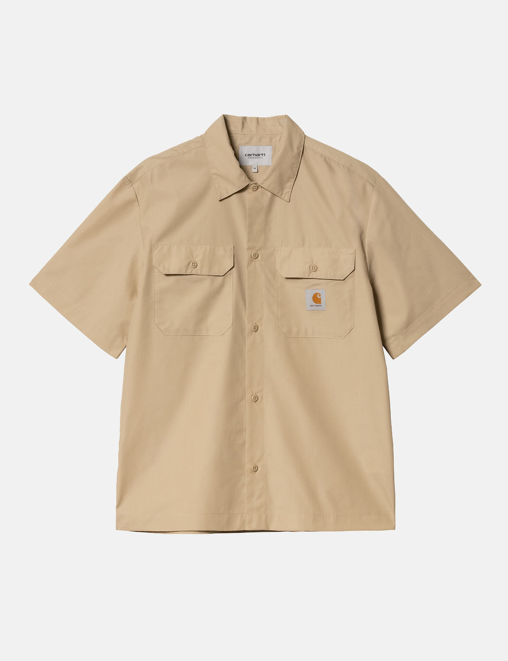 Carhartt WIP　SHORT-SLEEVE DREWE SHIRTS Carhartt WIP drewe short sleeve heart stripe shirt in black