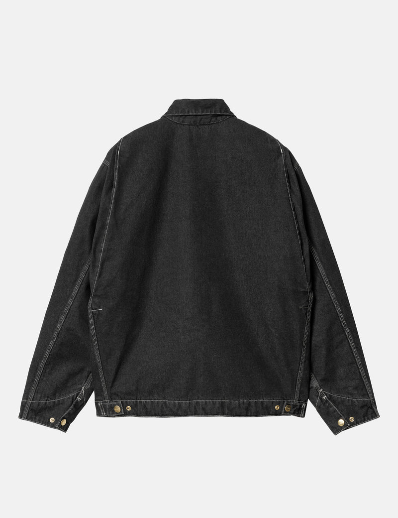 Carhartt-WIP OG Detroit Jacket (Norco Denim) - Black Stone washed