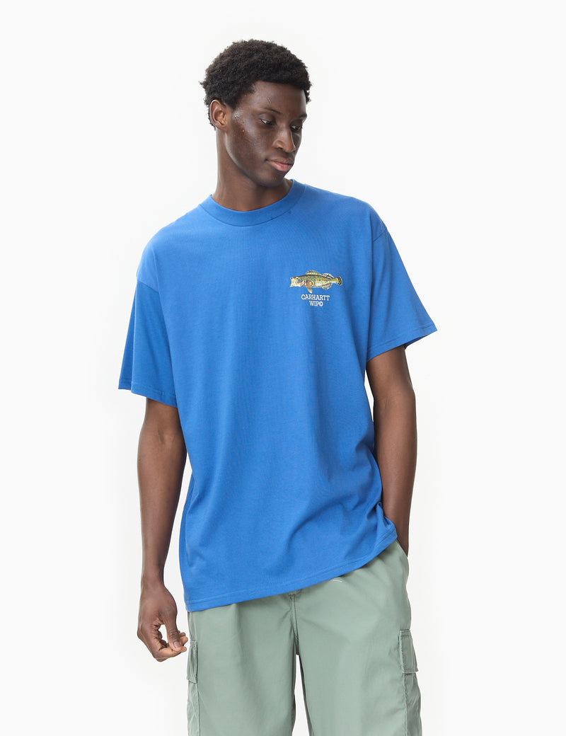 Carhartt-WIP Fish T-Shirt (Loose) - Acapulco Blue