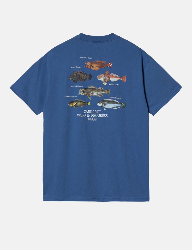 Carhartt-WIP Fish T-Shirt (Loose) - Acapulco Blue