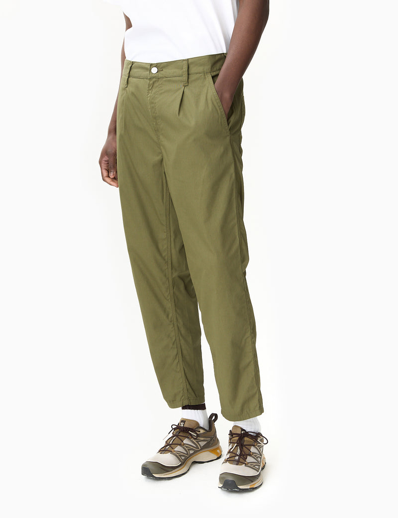 Carhartt-WIP Abbott Pant - Dundee Green Rinsed